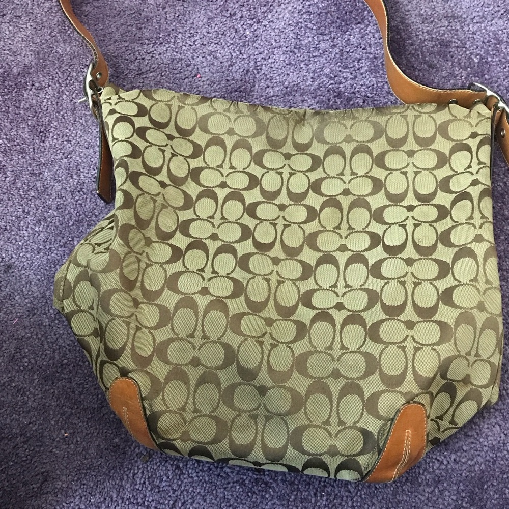 Stylish Coach Patterned Women's Bag